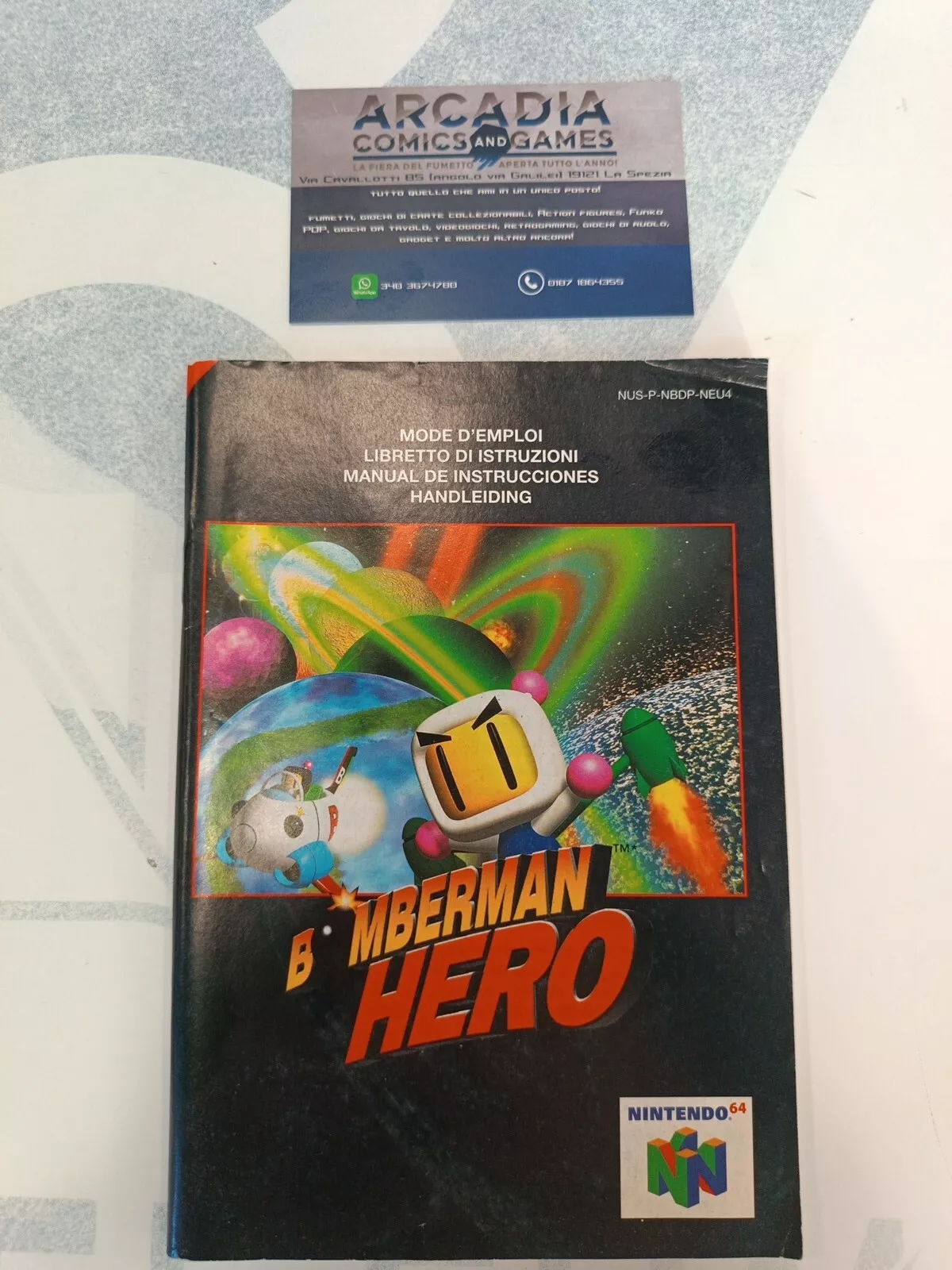 Bomberman Hero Manuale Di Istruzioni Nintendo 64 PAL